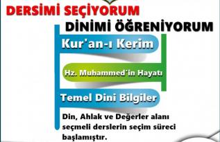 Ders Seçip Din Öğreniyorum!